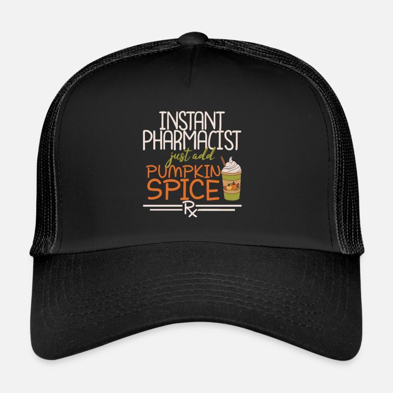 Apothicaire Thanksgiving Citrouille Épice Casquette trucker 
