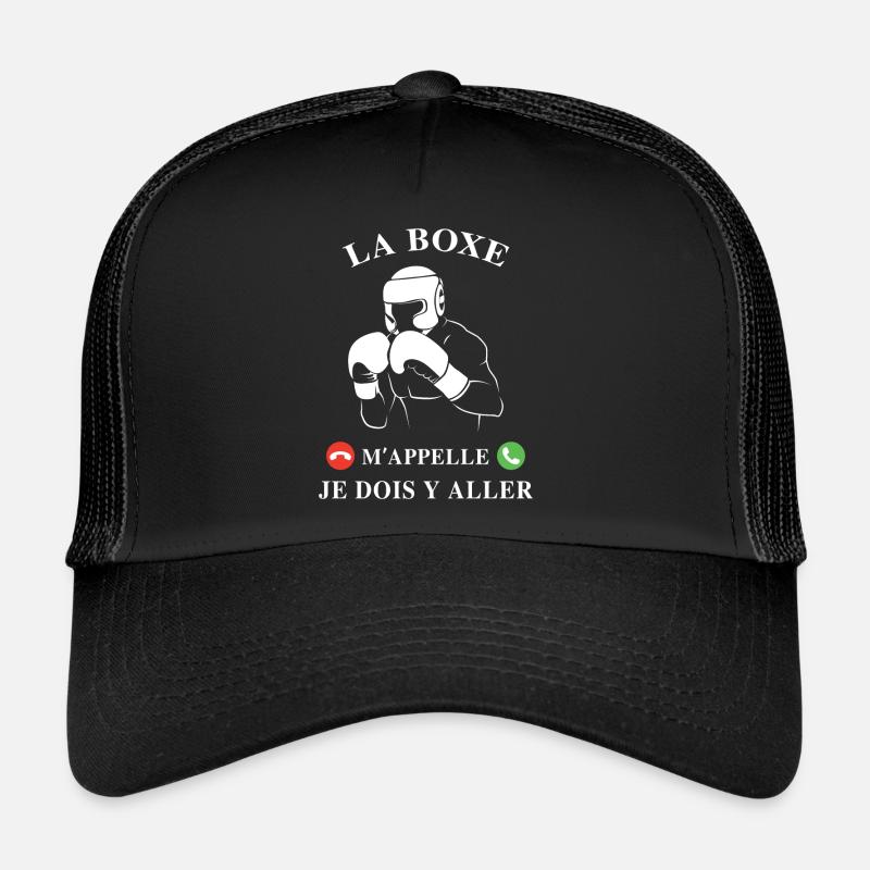 La boxe m'appelle Boxeur boxing fan boxe Drôle Casquette trucker 