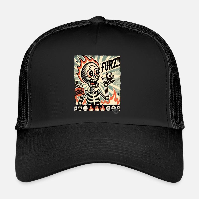 Squelette de pet allemand chaud Casquette trucker 