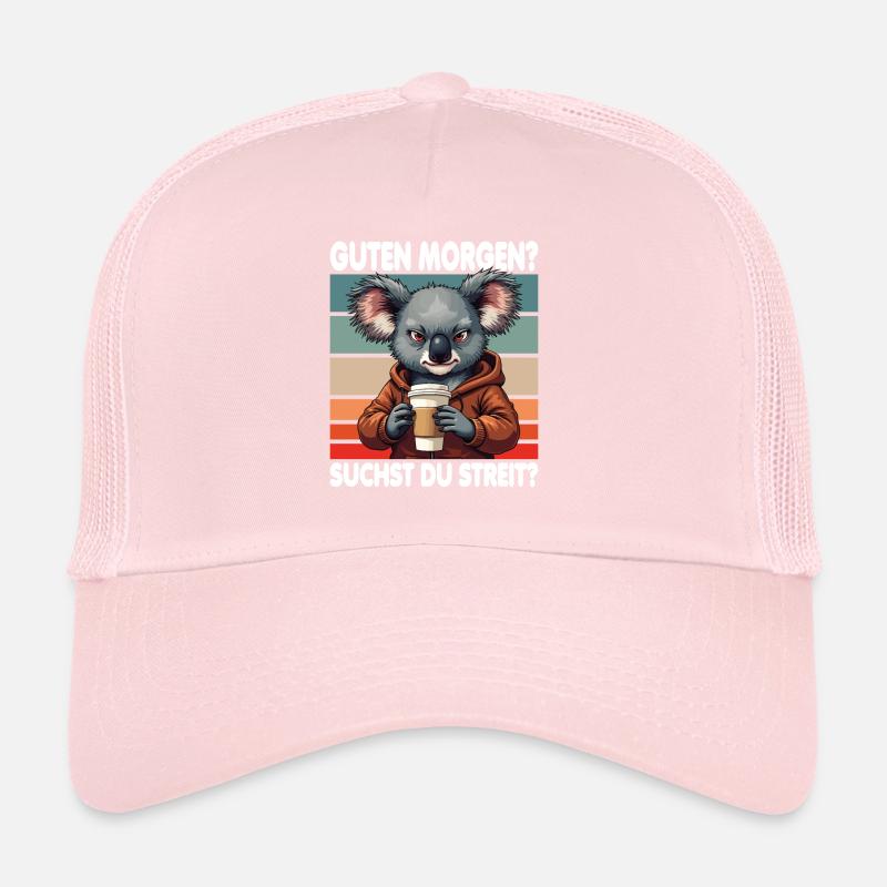 Bonjour? Vous cherchez un combat ? Grognement matinal Casquette trucker 