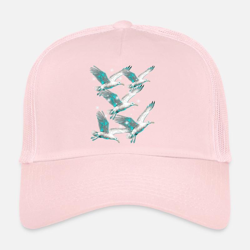 Maritime, Mouettes, Mouettes, Oiseaux de mer Casquette trucker 