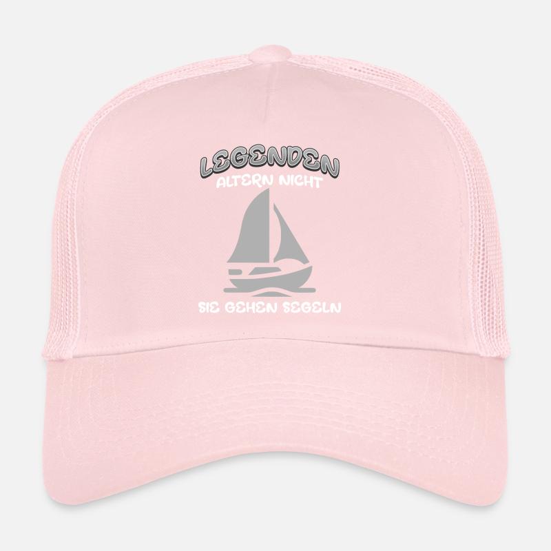 Legends don't age, they go sailing Trucker Cap