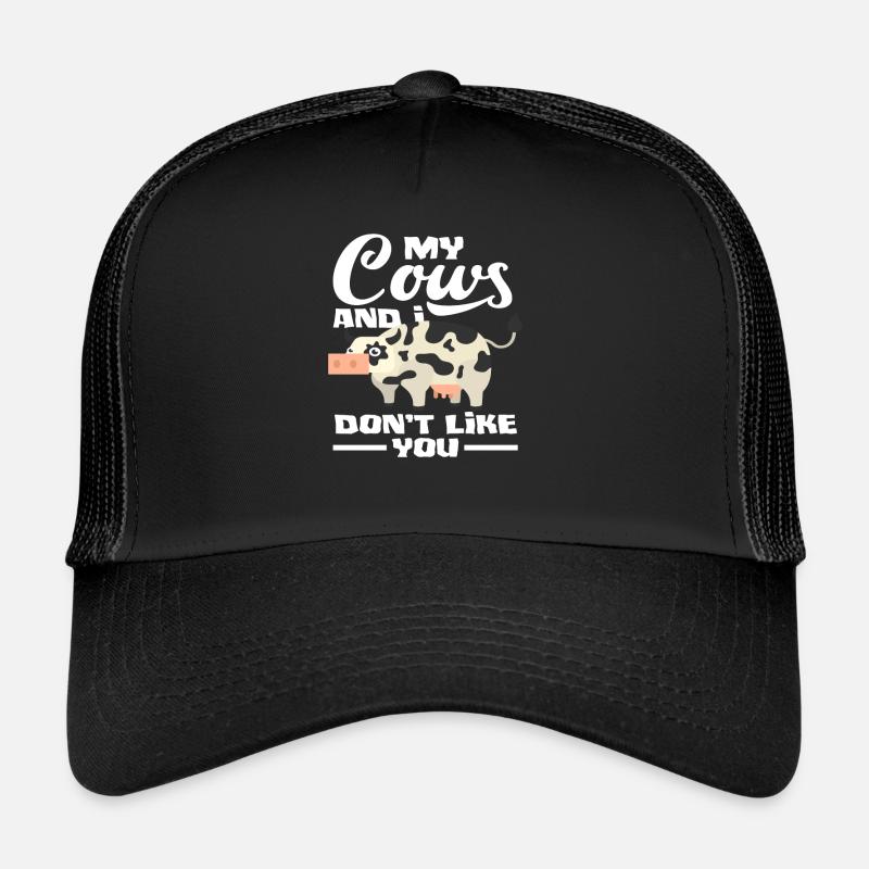 Ma vache et moi ne t’aimons pas Casquette trucker 