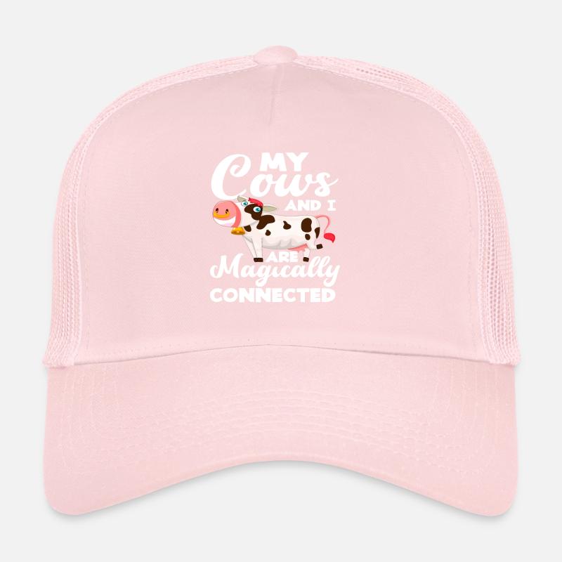 My cows and I are magically connected Trucker Cap