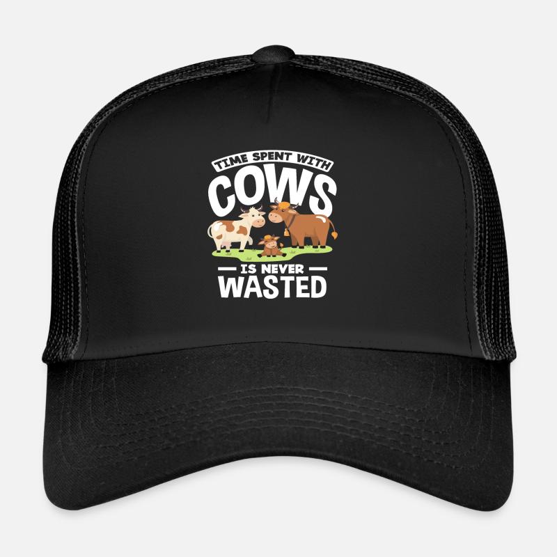 Spending time with cows is never Trucker Cap