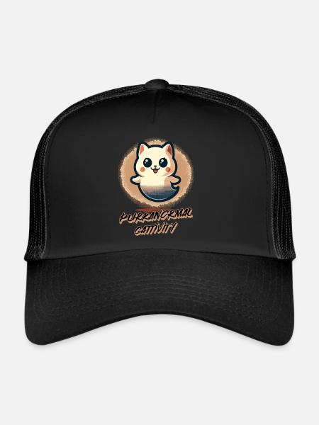 Drôle Tenue d’Halloween Purranormal Cattivity - Casquette trucker  - noir/noir - Devant