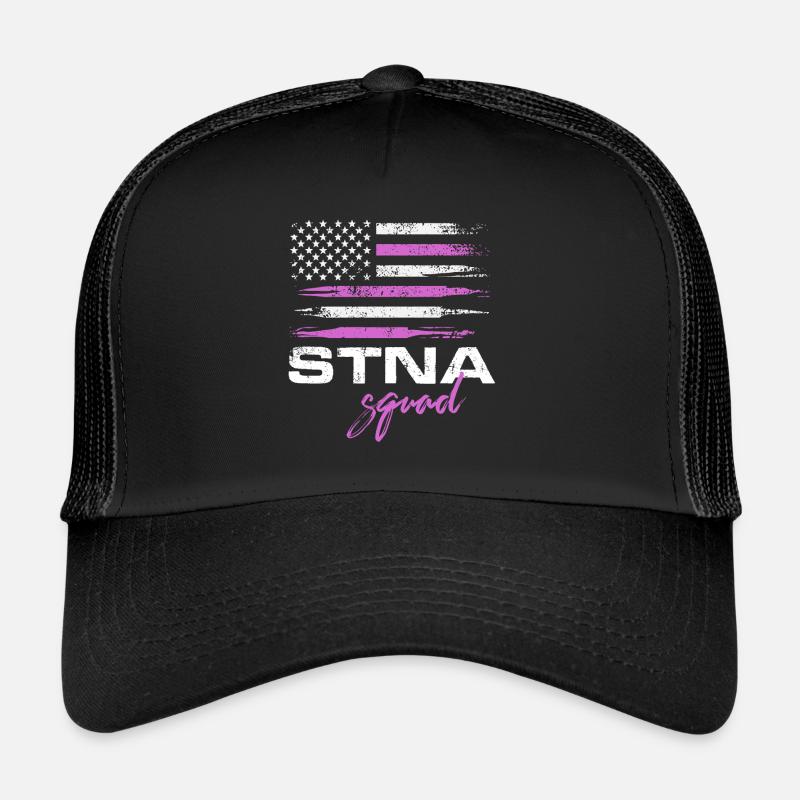 stna squad american flag Design for a nursing Trucker Cap