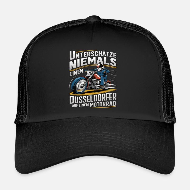 Never underestimate a Dusseldorf resident on a Trucker Cap