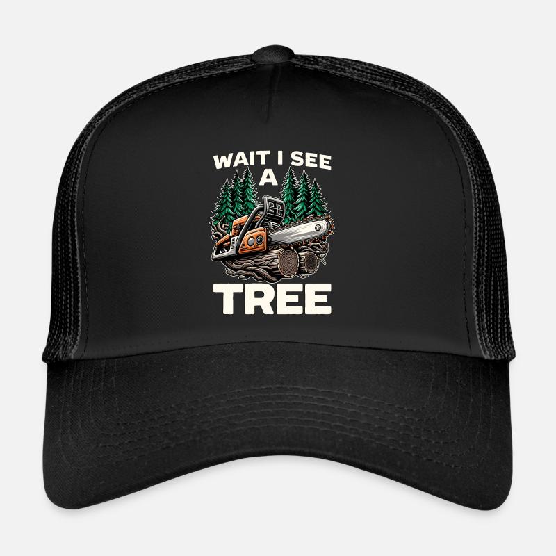 Tree Surgeon Wait I See A Tree Arboriculturist Trucker Cap