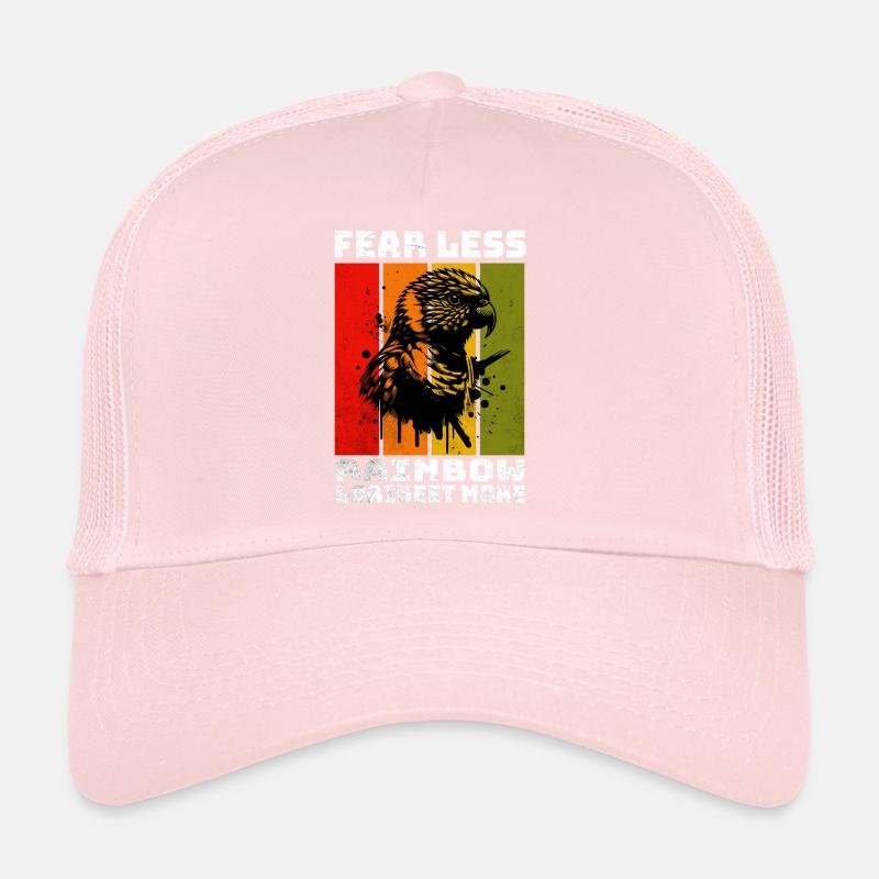 Rainbow Lorikeet Regenbogenlori Trucker Cap