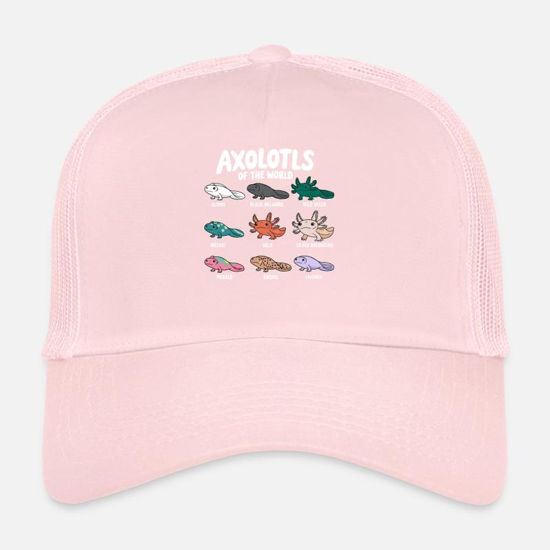 Axolotls Der Welt Süßer Anime Salamander Trucker Cap