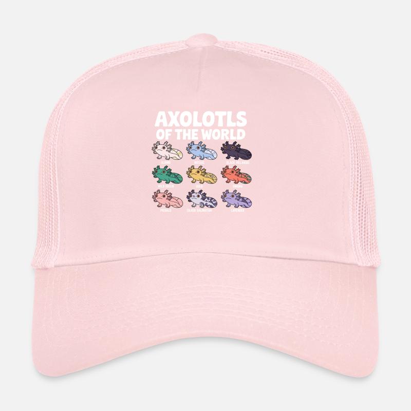 Axolotls Der Welt Süßer Anime Salamander Trucker Cap