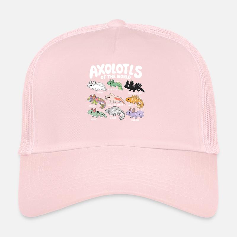 Axolotls Der Welt Süßer Anime Salamander Trucker Cap