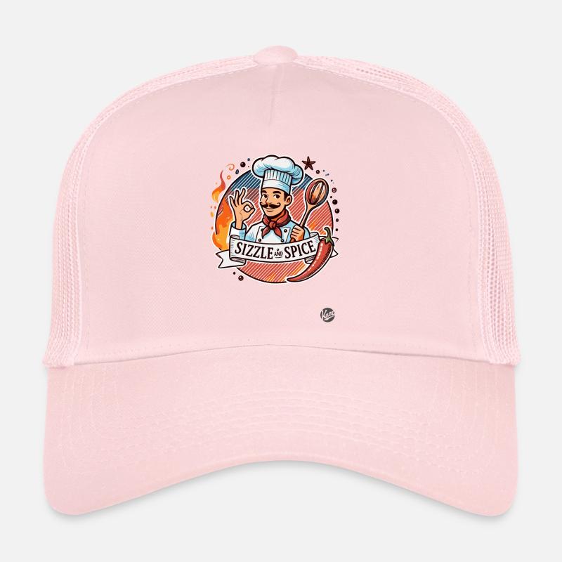 Sizzle and Spice, Spicy Pepperoni Cook Trucker Cap