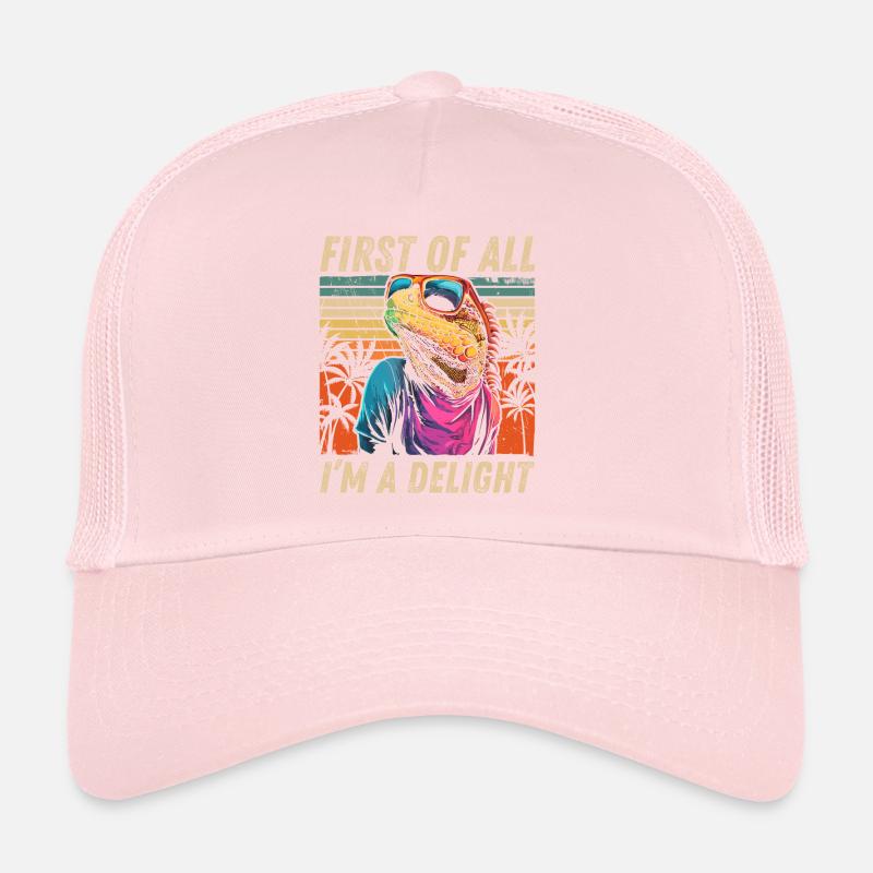 Sweat à capuche Iguana rétro - Tropical Design Casquette trucker 