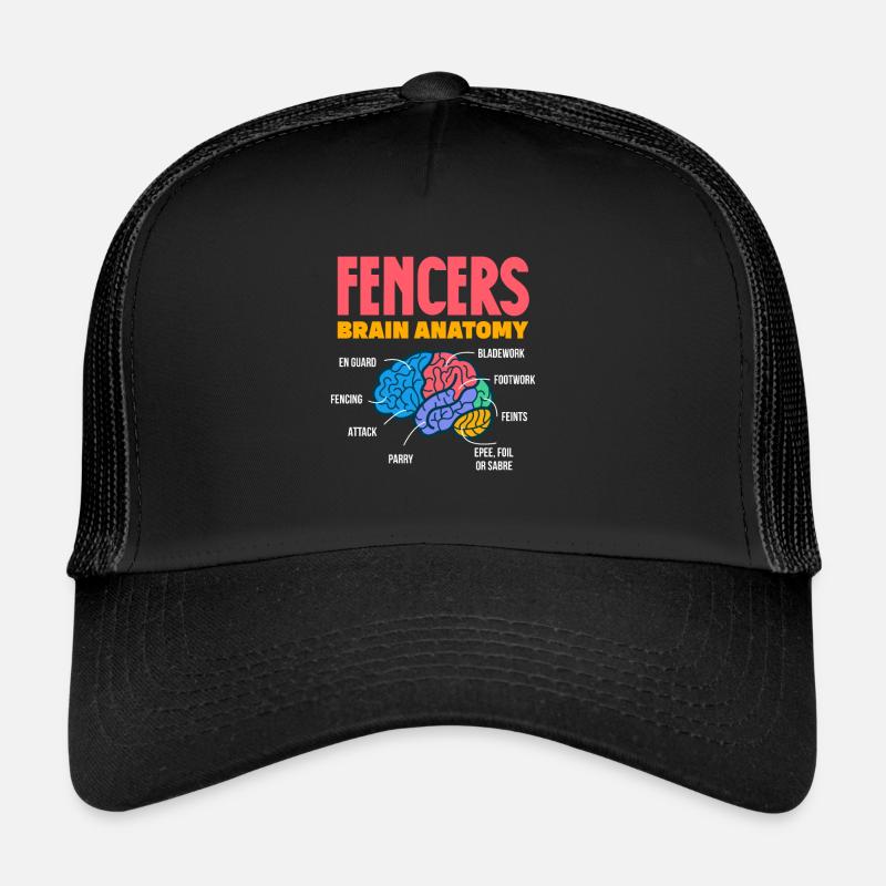 Fechten Schwert Säbel Degen Fechter Geschenk Trucker Cap