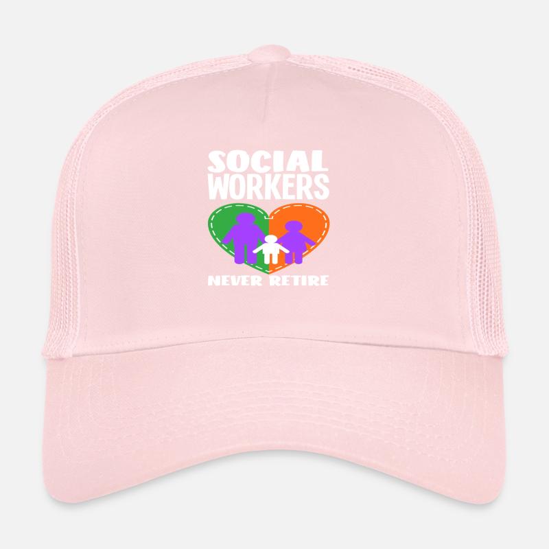 Social workers never stop Trucker Cap
