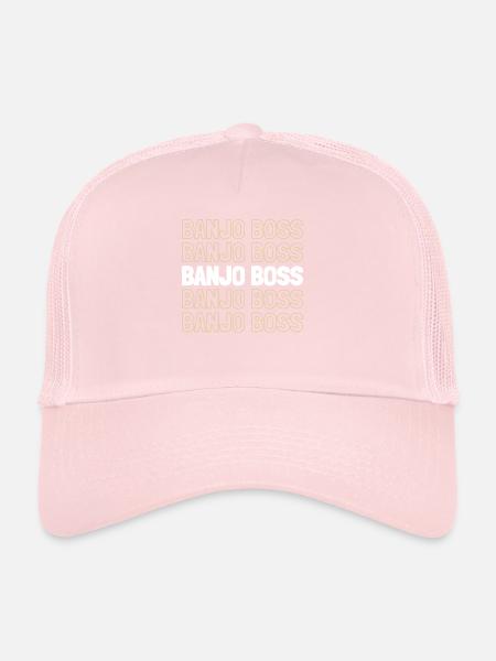 Banjo - Casquette trucker  - rose pâle - Devant