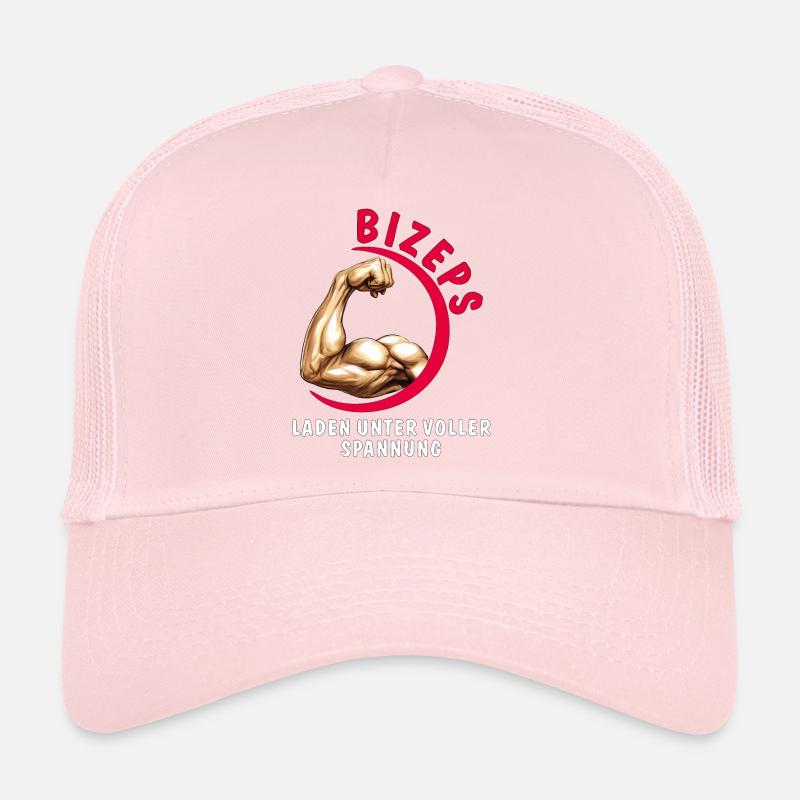 BICEPS LOADING UNDER FULL TENSION Trucker Cap