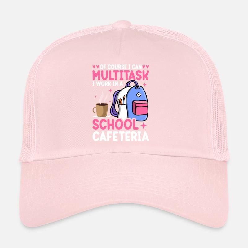 Cafétéria Employé Déjeuner Dame Multitâche Casquette trucker 