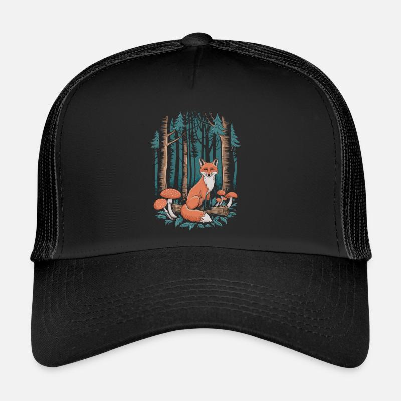 Fuchs Im Wald Cottagecore Szene Trucker Cap