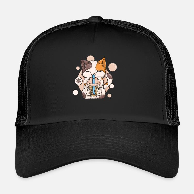 Bubble Tea Boba BubbleTea Kawaii Japan Tea Kpop Trucker Cap