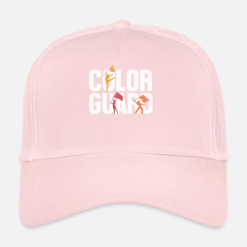 Garde de couleur mi-temps spectacle drapeau spinners drôle Casquette trucker 