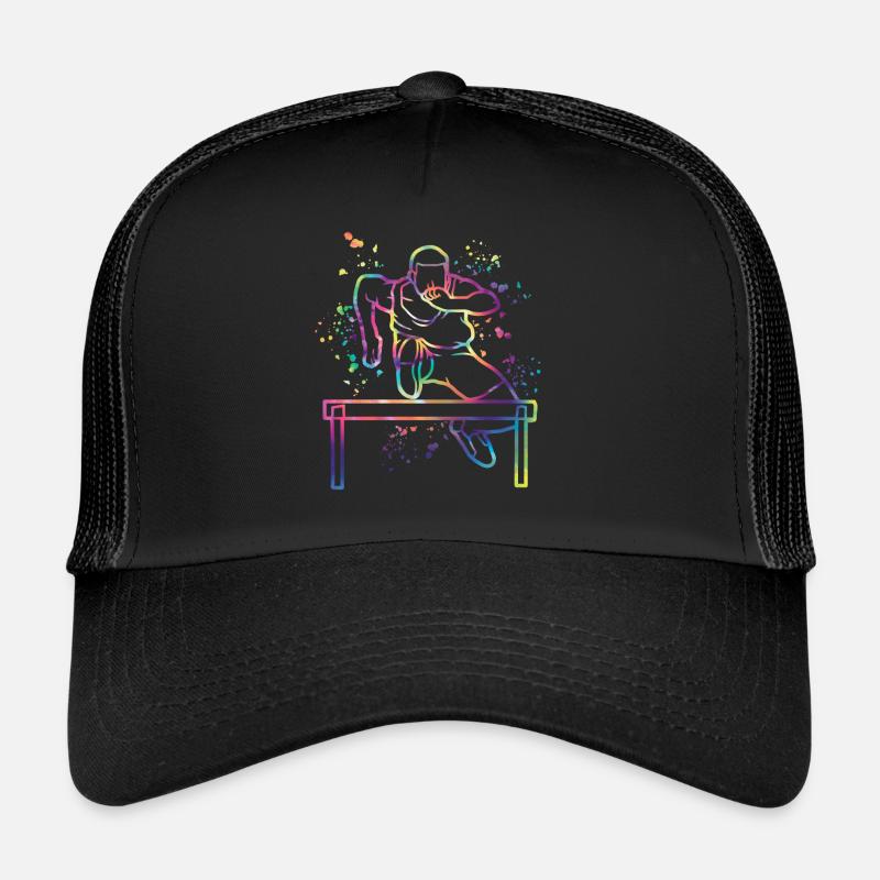 Hurdle Run Obstacle Course Kids Hurdle Run Trucker Cap