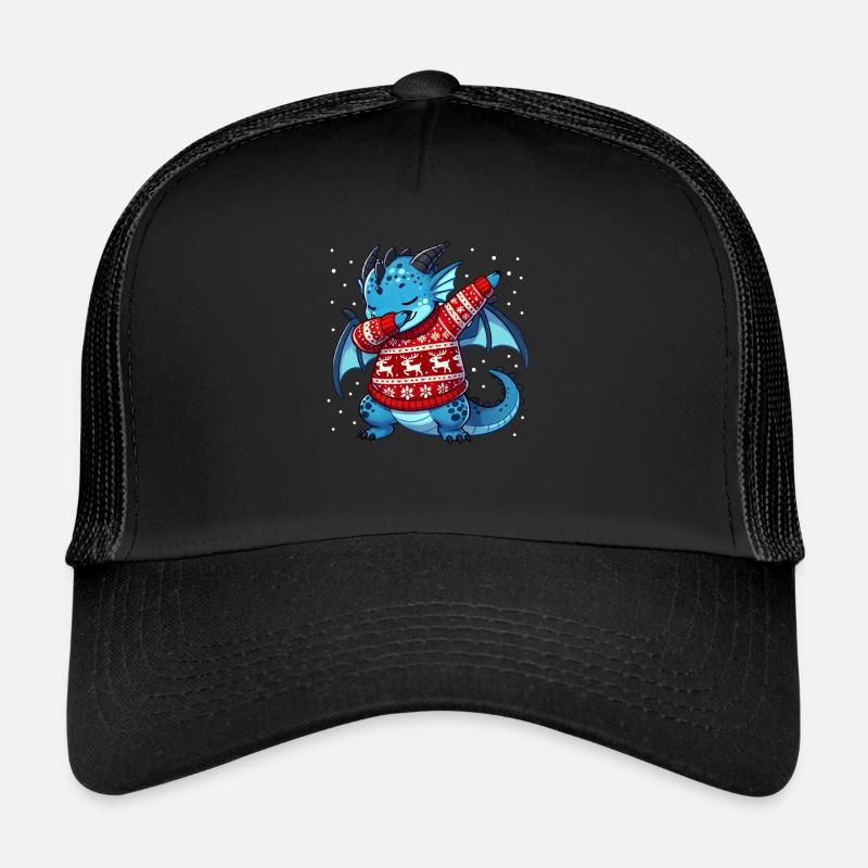 Noël Dragon Lover Dragon Ugly Casquette trucker 