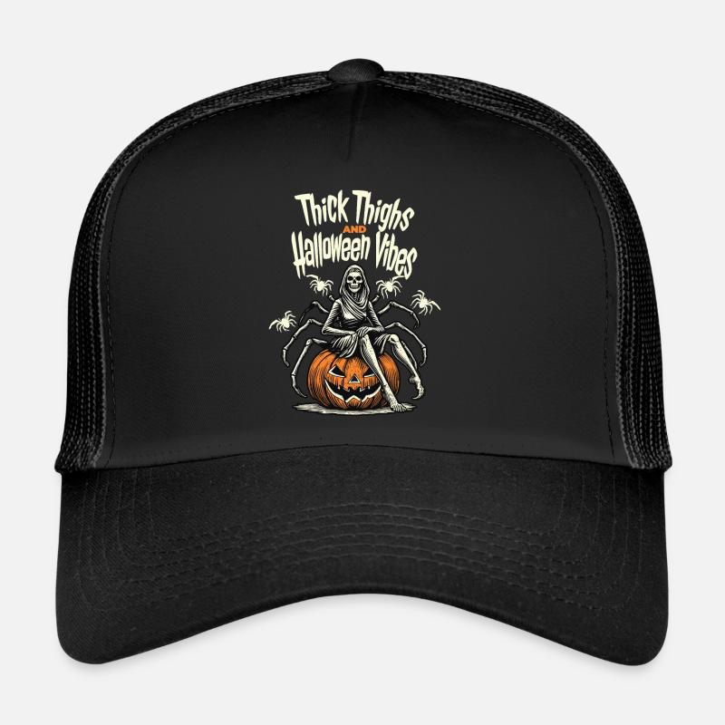 Lustiges Halloween Mit Dickem Oberschenkel Trucker Cap