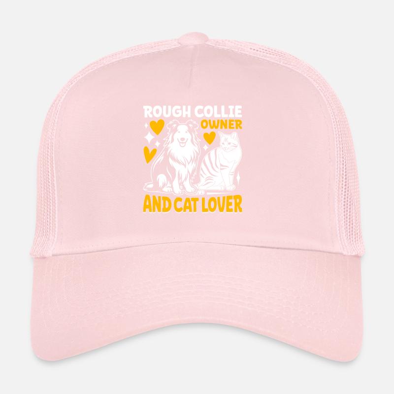 Rough Collie owner and cat lover - Rough Collie Ca Trucker Cap