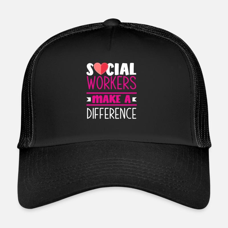 Les travailleurs sociaux font la différence Casquette trucker 