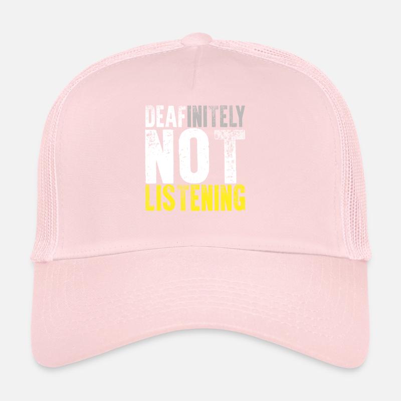 Deaf Pride ASL Gebärdensprache Trucker Cap