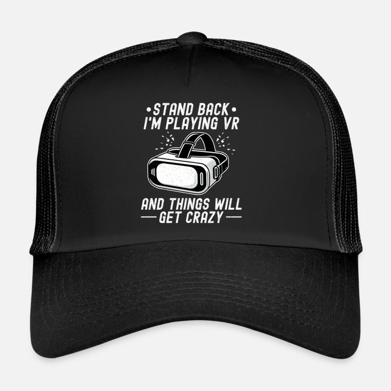 Virtual Reality Athlet Witzer VR Gamer Headset Trucker Cap