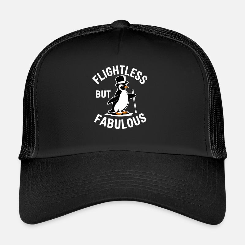 Incapable de voler mais fabuleuse aventure avec des pingouins Casquette trucker 
