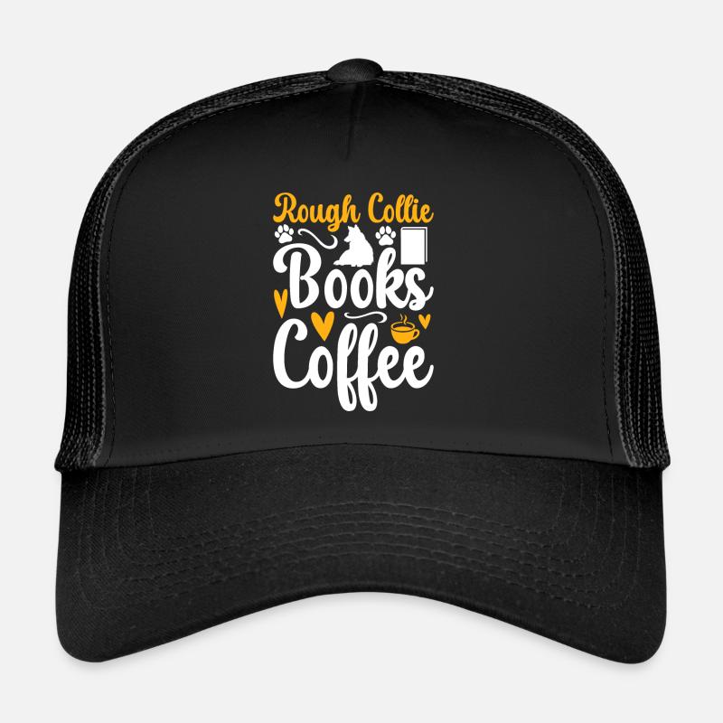 Rough Collie Books Café - Rough Collie Casquette trucker 