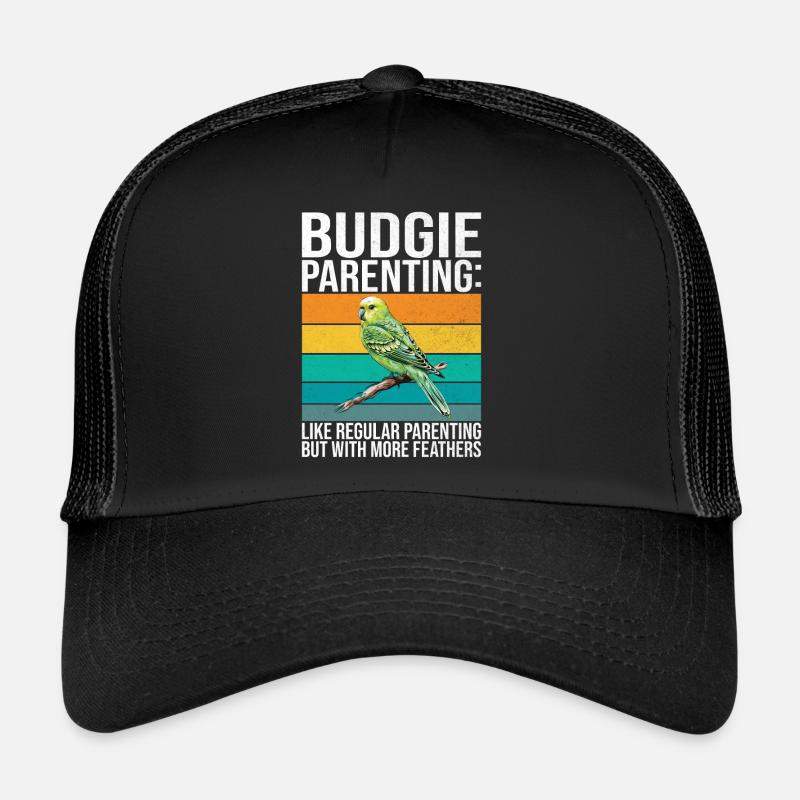 Cadeau de perruche Casquette trucker 