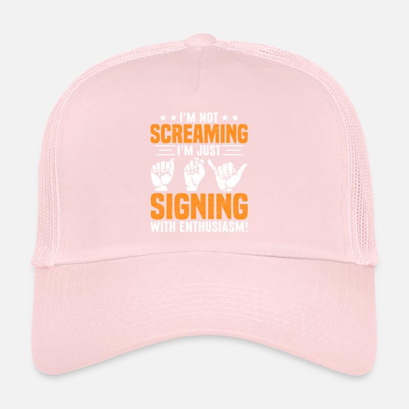 Deaf Pride ASL Trucker Cap