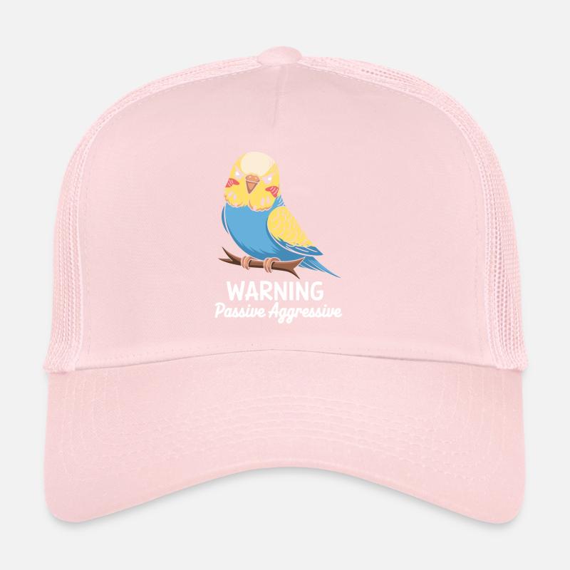 Warning Passive Aggressive Wellensittich Comic Trucker Cap