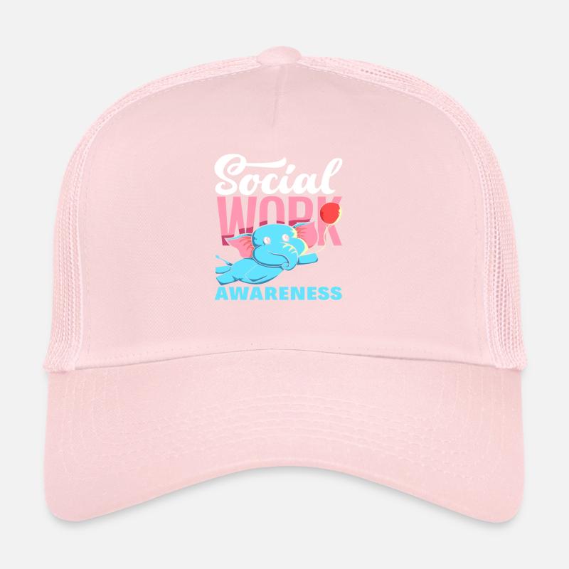 Sensibilisation au travail social avec Elephant Casquette trucker 
