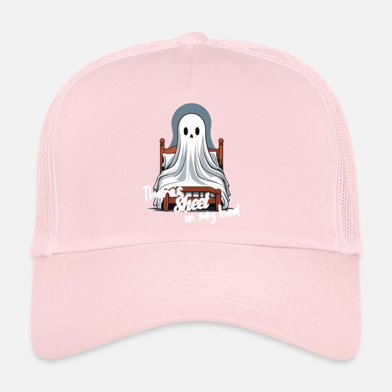 Drap d’Halloween au lit drôle de dicton Casquette trucker 