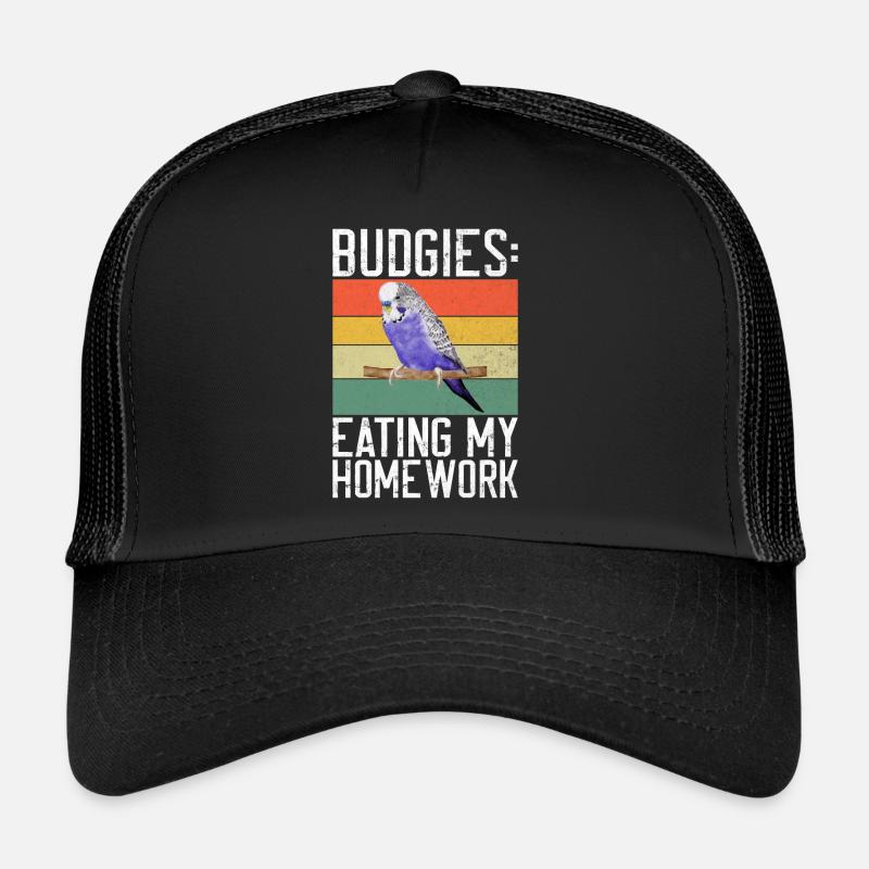 Cadeau de perruche Casquette trucker 