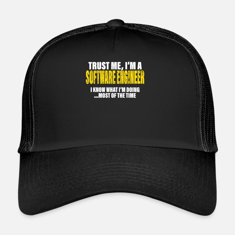 Vertrau Mir Ich Bin Software-Ingenieur Geschenk Trucker Cap
