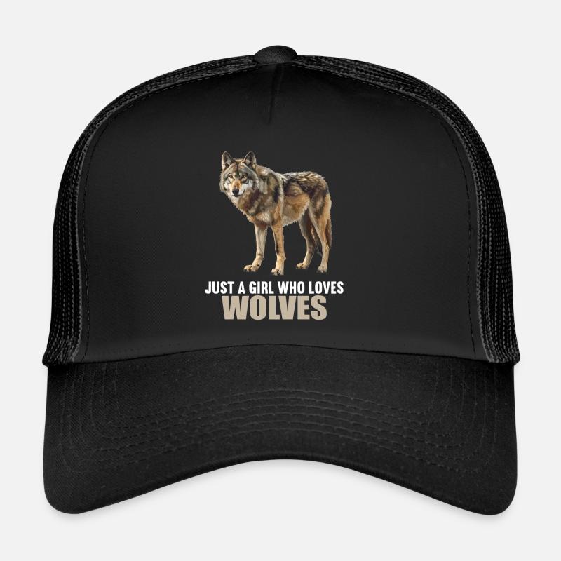 Loups Loup - Casquette trucker  - noir/noir