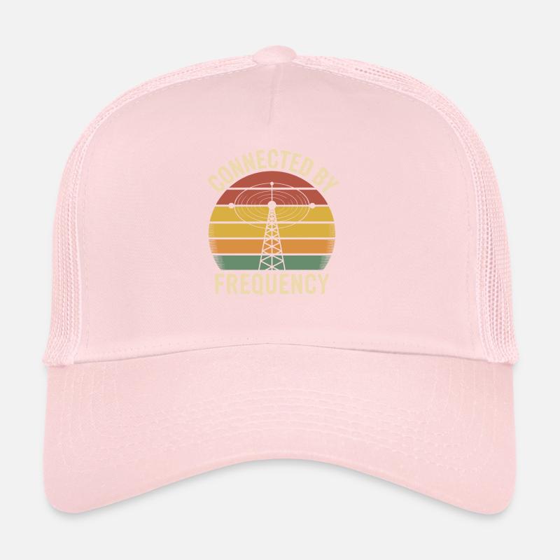 Radioamateur connecté par fréquence Casquette trucker 