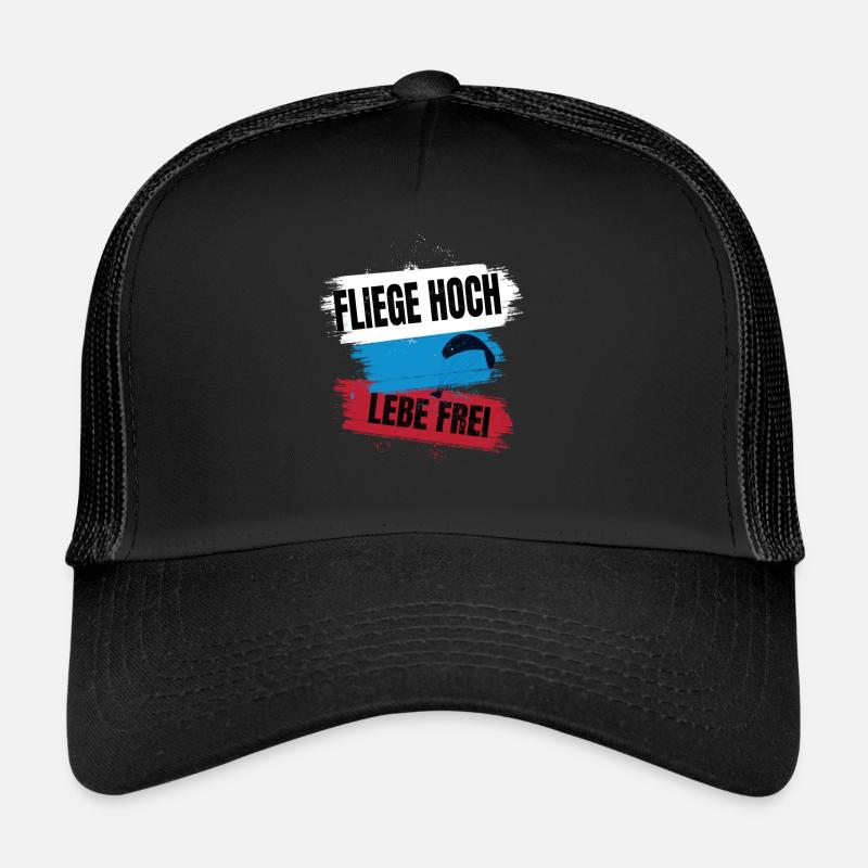 Paragliding - Fliege hoch, lebe frei Trucker Cap