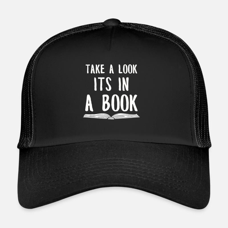 Book Books Library Reading Literature Read Books Trucker Cap