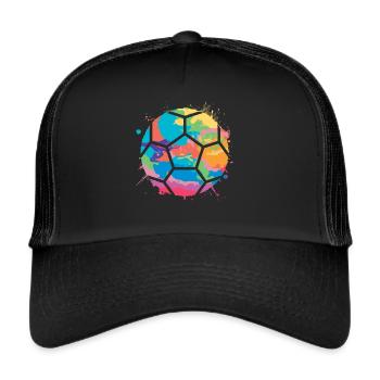 Handball players Handball players Handball players - Trucker Cap - black/black - Front