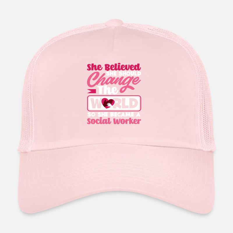 She believed she was going to change the world Trucker Cap