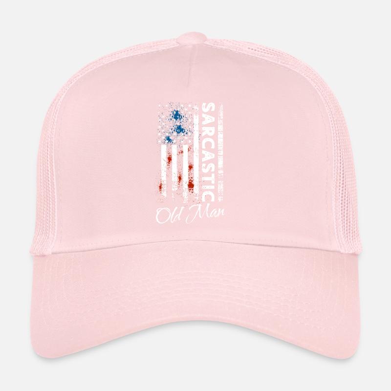 Sarcastic Old Man Trucker Cap